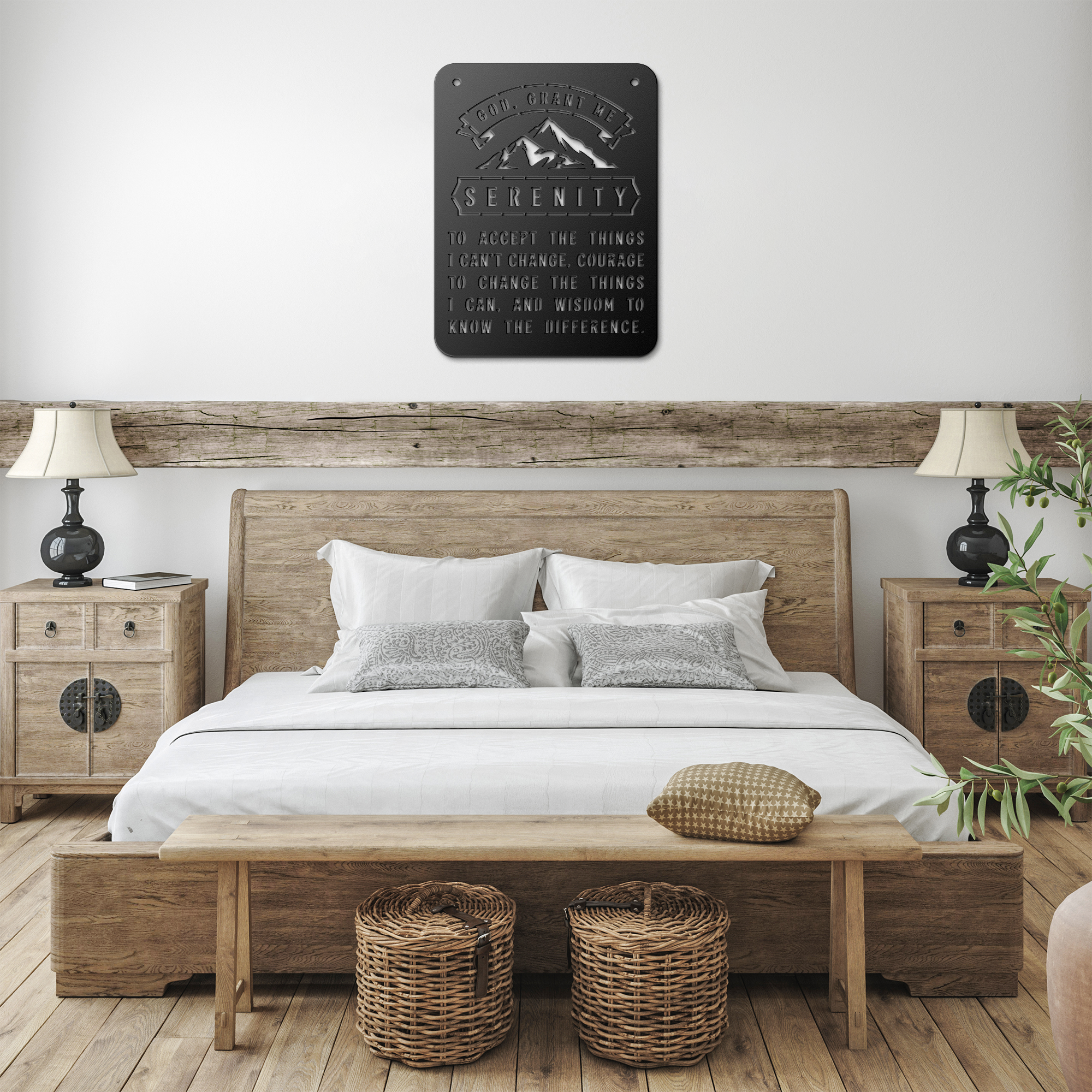 #208 - Serenity Metal Wall Art