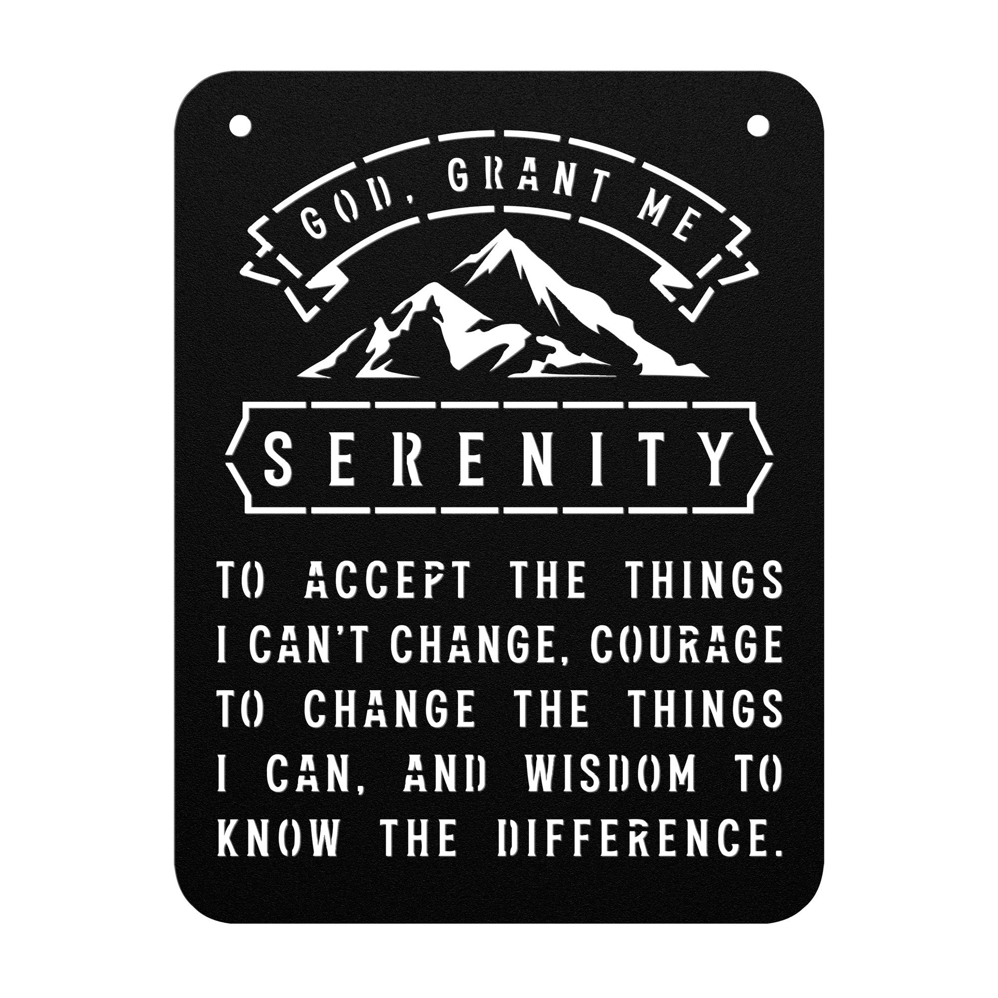 #208 - Serenity Metal Wall Art - Image 3