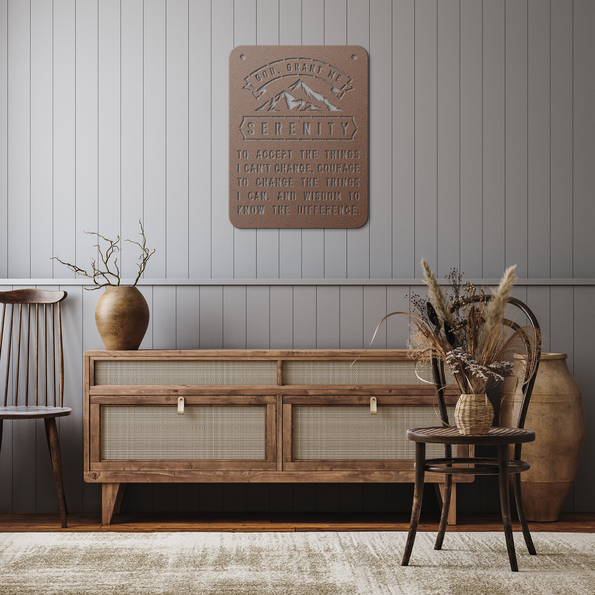 #208 - Serenity Metal Wall Art - Image 4