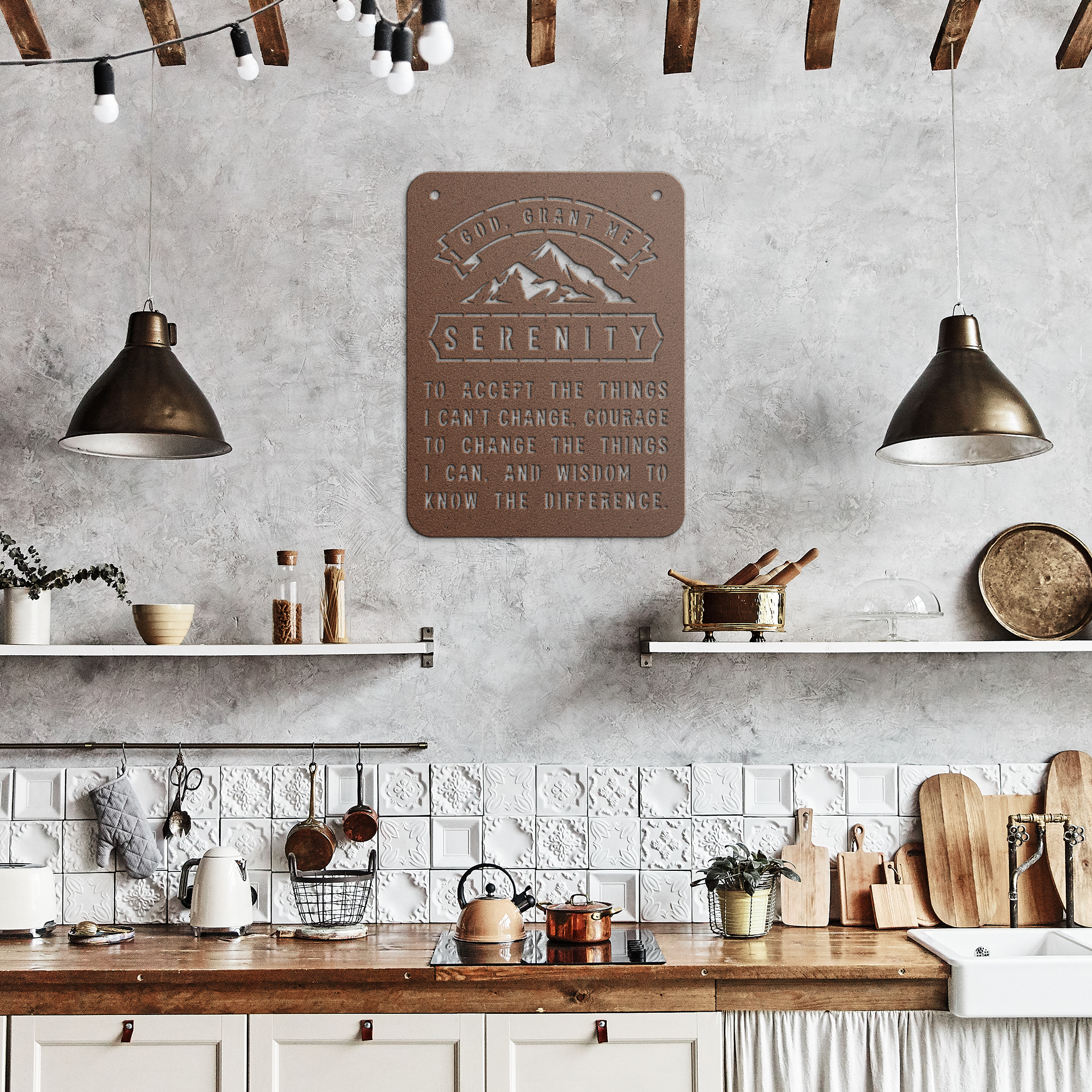 #208 - Serenity Metal Wall Art - Image 5
