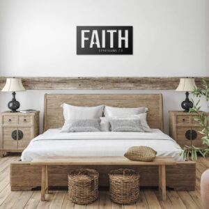 #99 - Ephesians 2:8 "FAITH" Metal Sign